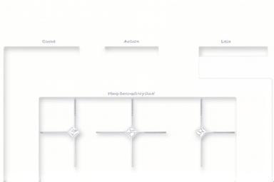 Abstract diagram representing strategic planning or business framework elements